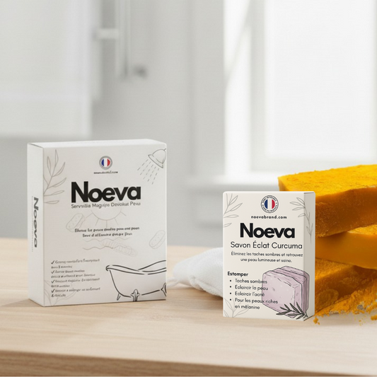 Noeva™ Serviette + Savon Éclat Curcuma