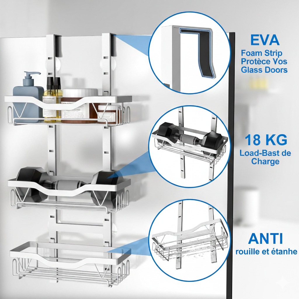 Étagère Douche Suspendue