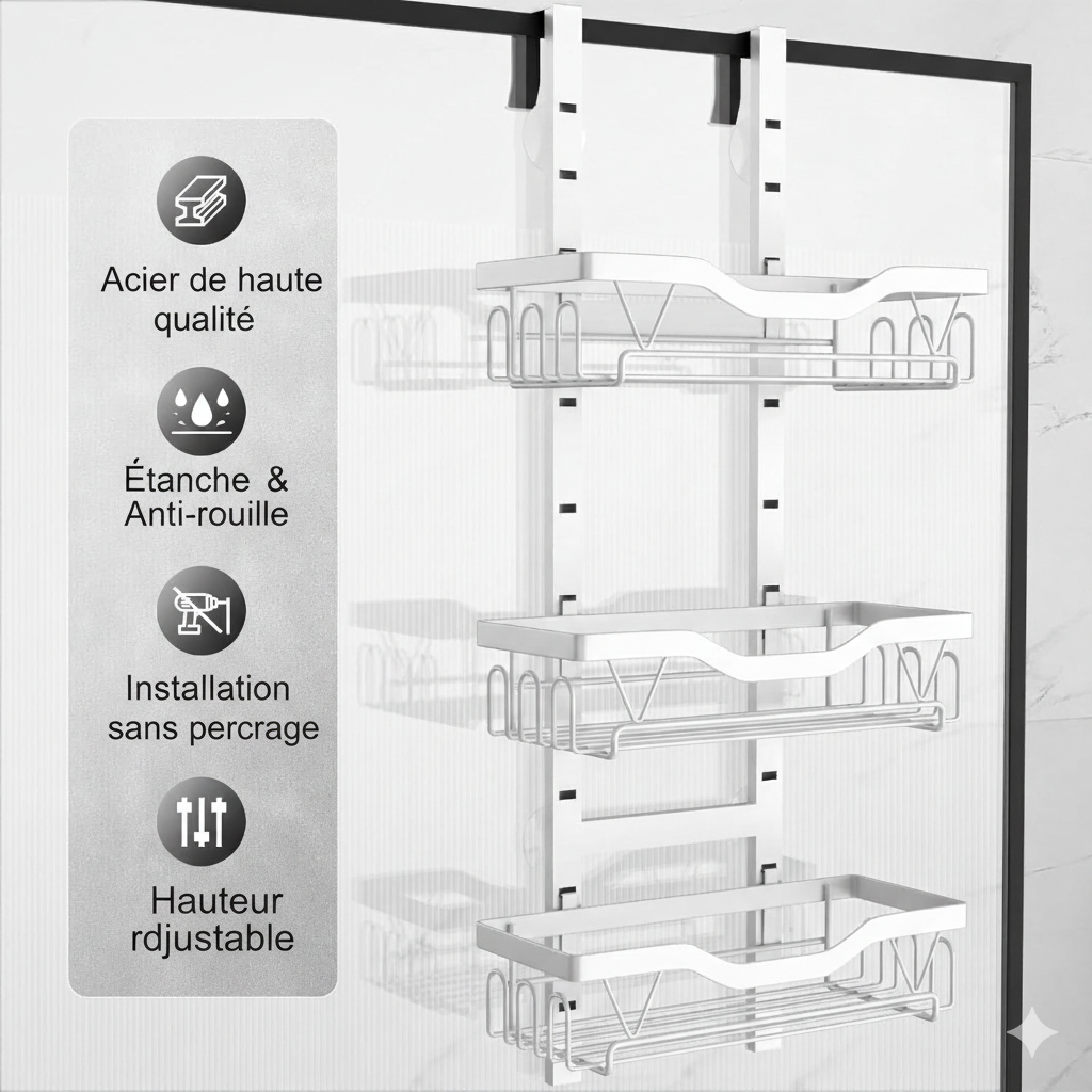 Étagère Douche Suspendue