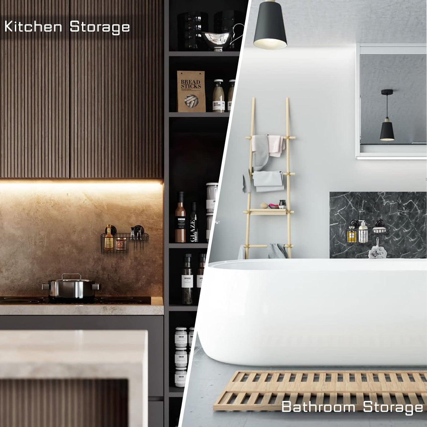 Panier Ventouse Multifonction Acier Inoxydable