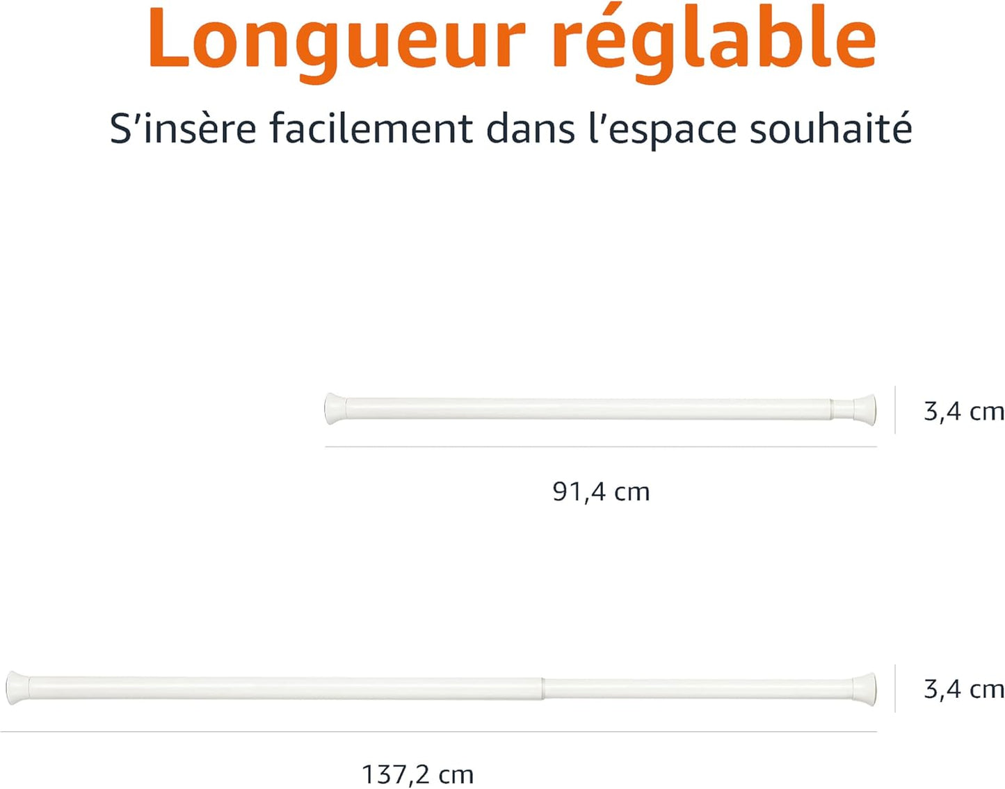 Tringle Douche Extensible Facile