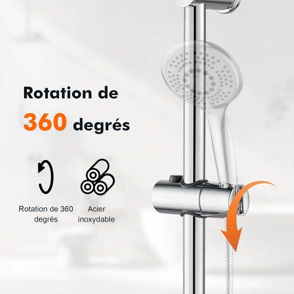 Barre de Douche Coulissante Ibergrif