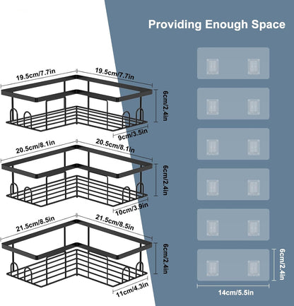 Etagère Coin Douche Pro Sans Percage